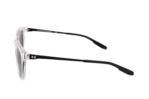 Under Armour Women's UA Circuit Oval Sunglasses, Crystal/Matte Black, 54mm, 18mm3