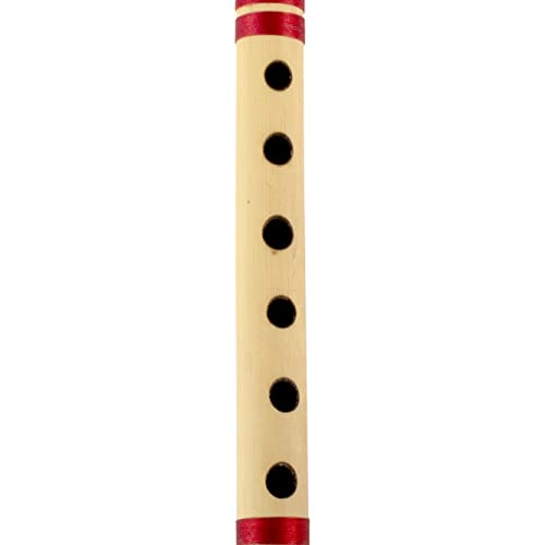 14 Inch Authentic Indian Wooden Bamboo Flute In 'B' Key Fipple Woodwind Musical Instrument Recorder Traditional Bansuri Handcrafted Novelty Decoratives & Collectibles #TOP5