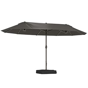 Parasol de Jardin Rectangulaire Outsunny 4,6 x 2,7 m