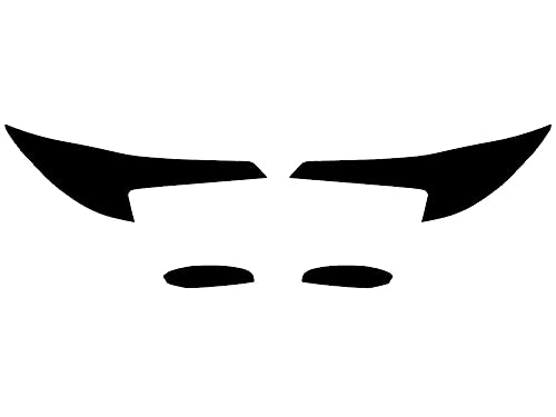 Rvinyl Headlight Tint Covers Compatible with Toyota Corolla 2020-2024 (Sedan) - Smoke