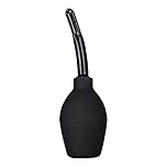 TopQuaFocus 294ml Vaginal Douche Enema Bulb Anal Douche Bulb for Men or Women Colon Cleaning Cleaning 4.8' Tip Vaginal Cleaner(Black)