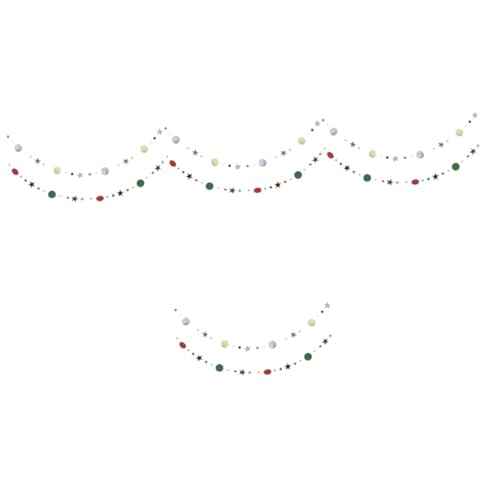 La Mejor review de Repisas de techo que Puedes comprar On-line. 37 BESTOYARD 8 Piezas Círculo De Estrellas Arte Latte Decoración Navideña Decoración De La Repisa Fondo De Fiesta De Navidad Pancartas Colgantes De Navidad Ornamento Árbol De...