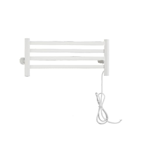 Sèche-serviettes électrique blanc radiateur sèche-linge et rangement de salle de bain