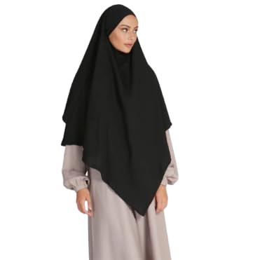 Tringle Layer Triangular Khimar-Hijab-Jilbab for Girls & Women in Single Layer | Tie Back Khimar Abaya Hijab Niqab Islamic Modest Wear