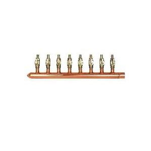 Sioux Chief 672XV0810L 8-port Copper Manifold, 1/2