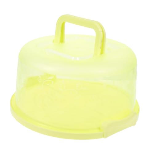 PRETYZOOM Portable Cake Carrying Case Reusable Transparent Cake Holder for Cakes for Birthday Parties Family Gatherings and Baking Events