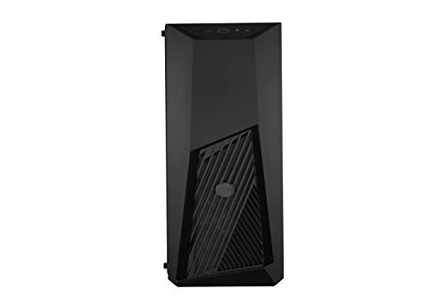 Cooler Master MasterBox K501L - Case PC ATX con Ventilazione di Forma Angolata, Illuminazione LED in Rosso, Pannello Laterale Trasparente, Configurazioni Flessibili Flusso d'Aria, Nero - Immagine 1