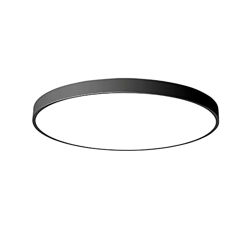 Plafonnier Iron Art design rond LED avec abat-jour acrylique haut de gamme