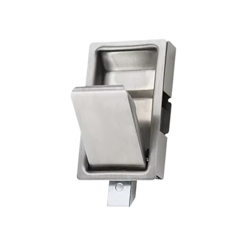 Stainless Steel Pull Plate Spring Lock Industrial Electrical Automation Distribution Box Toolbox Pull Type Flat Lock