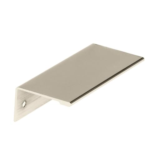 Image of Amerock Edge Pulls 3 inch (76mm) Center-to-Center Polished Nickel Cabinet Edge Pull - 25 Pack