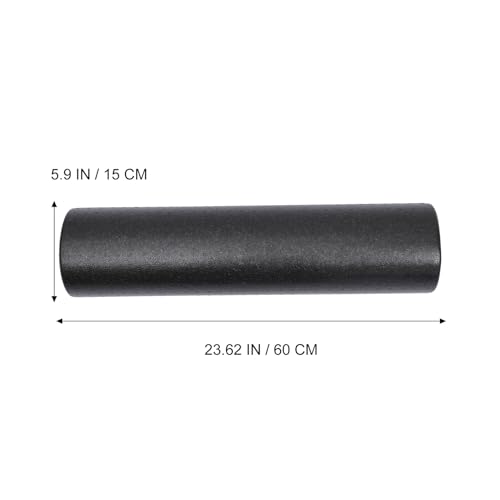 Rodillo de masaje semicircular EPP para músculos, rodillo de espuma negro para fitness, yoga y terapia de espalda, palo de masaje corporal para fisioterapia y ejercicio miniatura 2