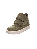 Superfit Mädchen und Jungen Ankle Boots Stella, Kinder Stiefeletten, Weite: M IV, flach, Stiefel, Bootee, Booties, halbstiefel, GRÜN (000), 30 EU
