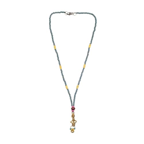 Image of AAKRITI ART CREATIONS Boho & Tribal Handcrafted Ethnic Necklace Collection | Multicolour Pendants, Mandala, Lotus & Dreamcatcher Designs | Artisan Lariat, Collar & Statement Jewelry for Women