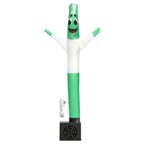 Chatonshen Hombre Inflable Que Saluda, Títere de Aire, Bailarín, Accesorio para Fiestas, Accesorio para Fotos con Soplador, Bailarín Que Saluda, Gente, Individual