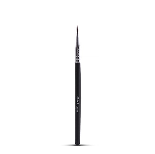 Nanshy Precise Eye Liner Brush - Thin Eyeliner Brush With Small Fine Point Tip For Dry Or Gel Eyeliner Application - Precision Detail Eye Makeup Brush Tool - Vegan & Cruelty-Free - Black #TOP15