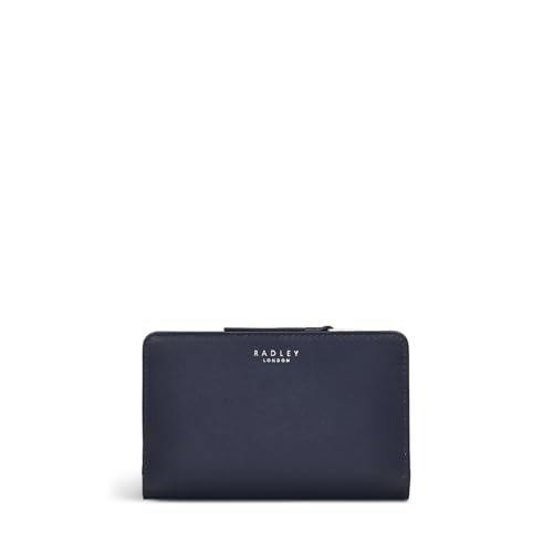 RADLEY London April Showers Women's Medium Lesther Bifold Wallet, Ink2
