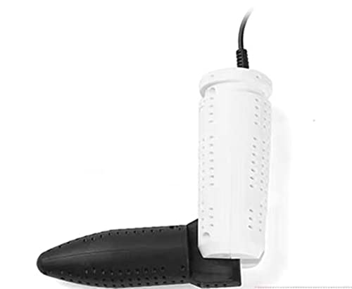 Séchoir à chaussures chauffant et chauffe-bottes pliable blanc