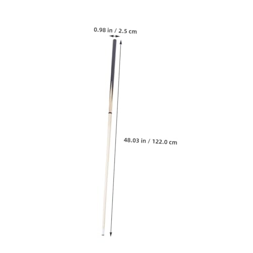 2 piezas de taco de billar largos de madera durable miniatura 2