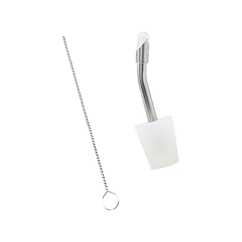 Snorvixre Adaptador flexible de silicona, boquilla y tubo de acero inoxidable con la mayoría de ollas de camping para evitar fugas, transferencia de agua, dispensador de agua