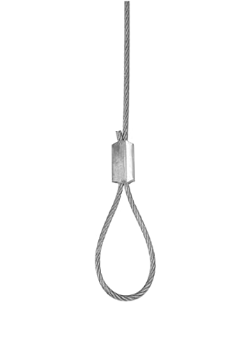Image of STAS Suspension Set with Panel Hanger (4 mm) and Fixed Loop Mount (for Panels up to 4 mm) (Pack of 2)