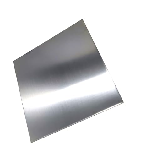 CYFANG 10枚 研磨プレートシート 100x100mm 304 ステンレススチール スクエアプレート 厚さ 0.01mm〜0.15mm 機械工芸品(0.03x100x100mm)