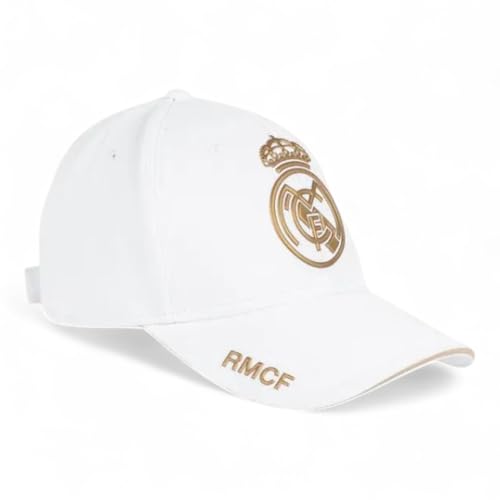 Real Madrid FC Rm3Go19 Adult Unisex, White/Gold miniatura 2