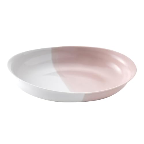 波佐見焼 皿 カレー皿 パスタ皿 約26×17cm 電子レンジ 食洗機対応 コンフォート/ハーフ ピンクマット 日本製 537081