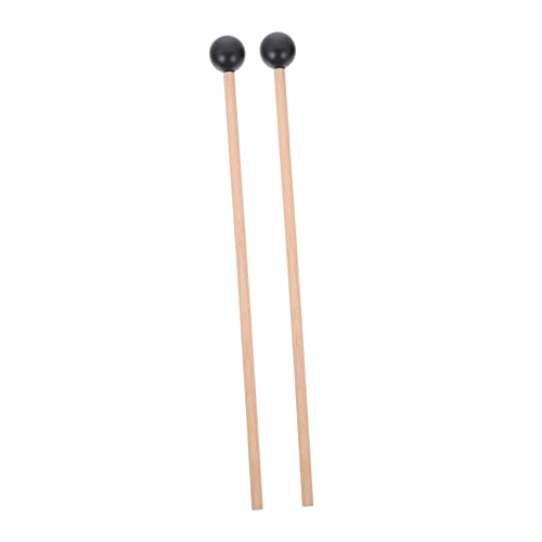 Milisten 1 Pair Professional Marimba Mallets of Drum Sticks for Percussion Instruments Durable and Lightweight with Strong Sound for Beginners and Professionals