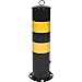 OSALADI Warning Column Anti-collision Column Built God Tough Fab Safety Warning Column Driveway Barrier Safety Traffic Cones Steel Pipe Warning Post Safety Cone Protective Railing Spacer