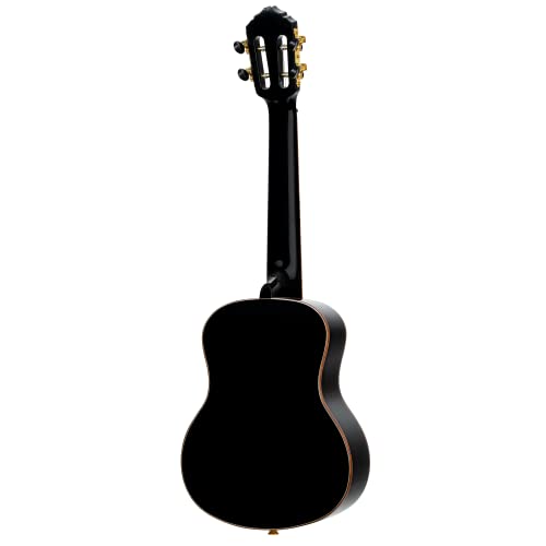 Ortega Guitars Ukulélé Ténor noir – Série Onyx – housse Deluxe incluse – épicéa/acajou (RUOX-TE) - Les Beatles, Paul McCartney, John Lennon, RIngo Starr, George Harrison Ortega Guitars Ukulélé Ténor noir - Série Onyx - housse Deluxe incluse - épicéa/acajou (RUOX-TE) – Image 5