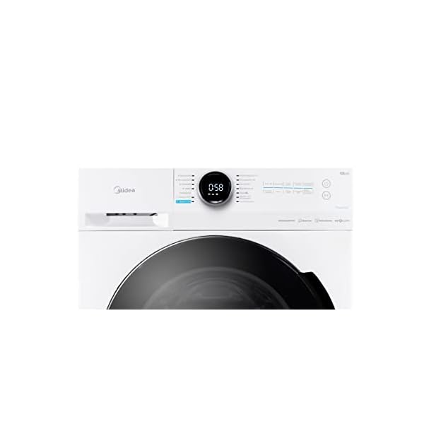 Midea MF20EW90WB Waschmaschine / 9KG / 1400 U/min/A/Leiser & effizienter Inverter Motor/HealthGuard-System/Steam Care/Nachlegefunktion/APP-Steuerung/AquaStop, Weiß – Bild 7
