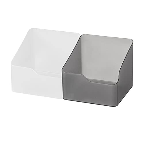 Boîte de rangement transparente pour cosmétiques et masques de commode - 3