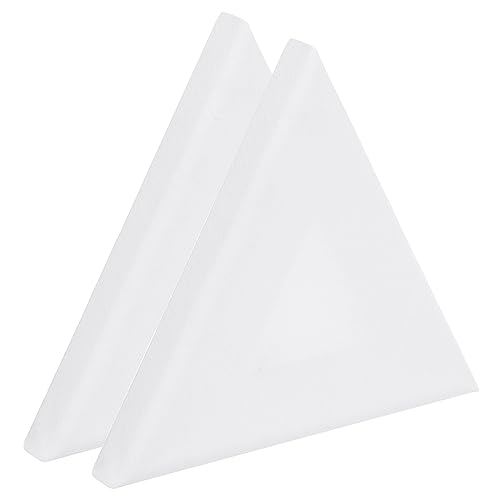 Tableros de lienzo en blanco con bastidor triangular estirado aptos para témpera 2