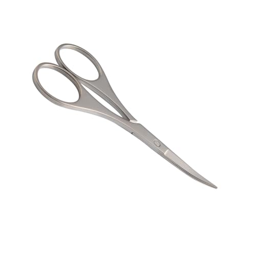 IWOWHERO 1pc Nose Hair Scissors Nose Hair Trimmer Vibrissa Scissors Nose Hair Eyebrow Trimmer Silver