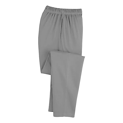 Pantalones Casuales Rectos de Color Liso con Cintura...