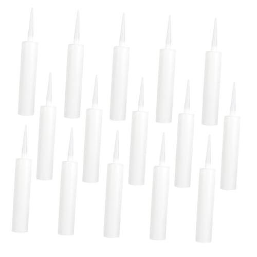 Holibanna 15 De Sellador Vacíos Tubos De Sellador De Lechada Reutilizables Tubos De Sellador Rellenables Tubos De Sellador De Calafateo Vacíos Tubos De Sellador De Calafateo