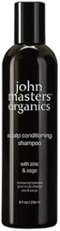 JOHN MASTERS Zinc & Sage Scalp Conditioning Shampoo, 8 FZ
