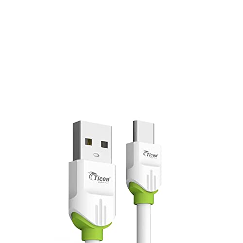 Image of TICON FAST DATA CABLE for Charging Adapter (5.1A, TYPE C, White)
