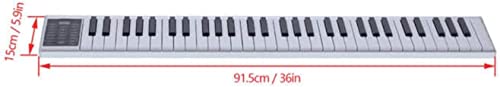 WKLIANGYUANPING Piano Clavier 61 Clé Smart Digital Electronic Piano Midi Clavier Rechargeable LED Affichage de Tube… - Les Beatles, Paul McCartney, John Lennon, RIngo Starr, George Harrison WKLIANGYUANPING Piano Clavier 61 Clé Smart Digital Electronic Piano Midi Clavier Rechargeable LED Affichage de Tube… – Image 7