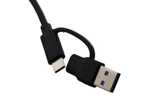 Caja externa RGB para SSD M.2 con USB Tipo-C 3.1 10Gbps miniatura 5