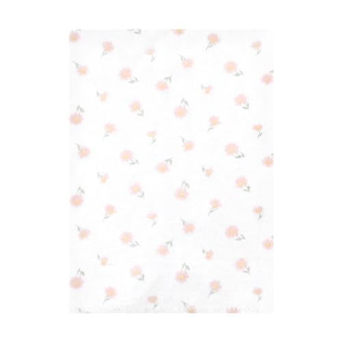 Image of Hudson Baby Unisex Baby Cotton Poly Flannel Burp Cloths Bundle, Hummingbird Garden, One Size