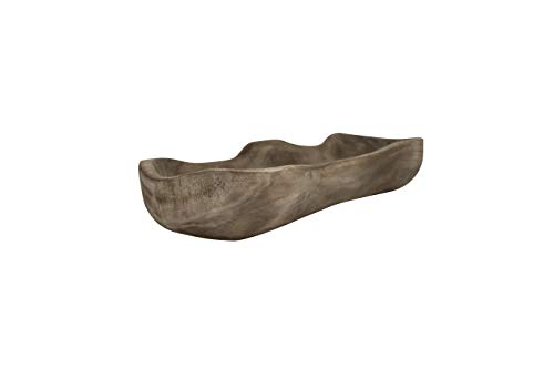 image for Generic Rustic Wood Dough Bowl for Home Decor, Solid Sustainable Paulo