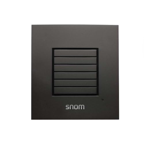 Snom M5 DECT Telefon Range Extending Repeater erweitert die Reichweite von M700 oder M300 Basisstationen, Reichweite ohne Ethernet erhöhen, bis zu 5 gleichzeitige Anrufe, Verkettung, Schwarz, 00003930