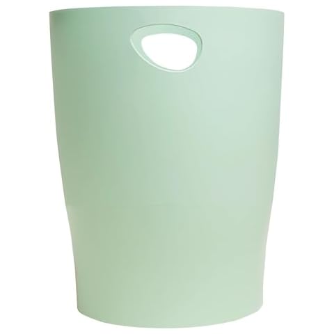 Exacompta 15L Sage Green Waste Paper Bin Cover