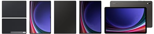 Image of Samsung Tab S9 Ultra, RAM 12 GB, ROM 512 GB, Wi-Fi Tablet, Gray with S9 Ultra Screen Protector & S9 Ultra Book Cover Keyboard, Black & S9 Ultra Privacy Screen, Black & S9 Ultra Book Cover, Black
