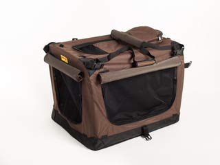 COOL PET Hundekiste, Hundewagen, Transportbox, Kiste, Käfig, Box Für Hund 122x79x99cm (schwarz