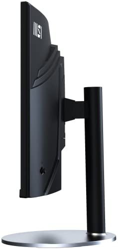 Image of MSI PRO MP272C 27 Inch Full HD Business & Productivity LCD Monitor - Curved Ergonomic, 1920 X 1080, 75 Hz, Eye-Friendly Screen, Built-in Speakers, VESA Mountable, Anti-Flicker, Black