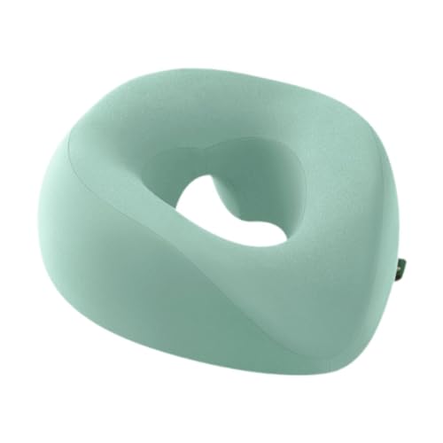 Amagogo Almohada de masaje de salón, cuna facial, almohada lavable para descanso facial con cremallera, almohada, almohada de masaje para el hogar, Verde