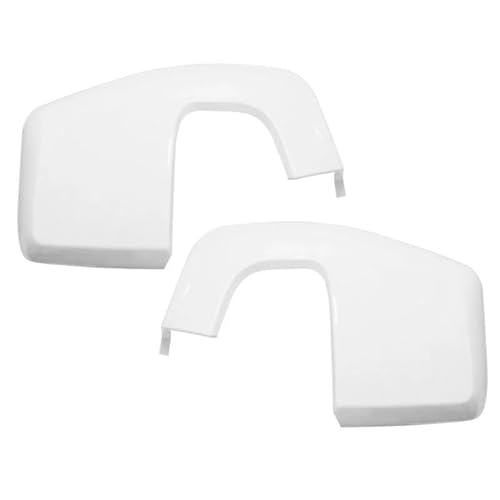 Coque rétroviseur pour Ford Transit fixation clip robuste paire de protections blanches latérales