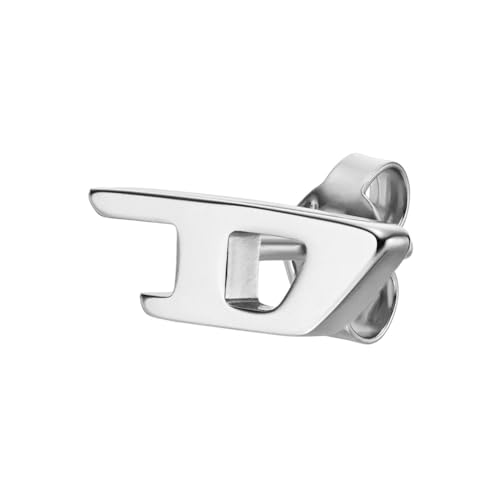 Pendientes Diesel de acero inoxidable para hombre con cierre de poste seguro 4